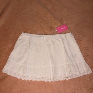 Edikted Eyelet Mini Skirt